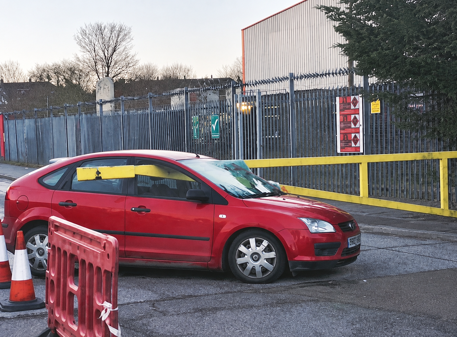 2015 The car was photographed outside Sita in Mitcham this morning - Processed