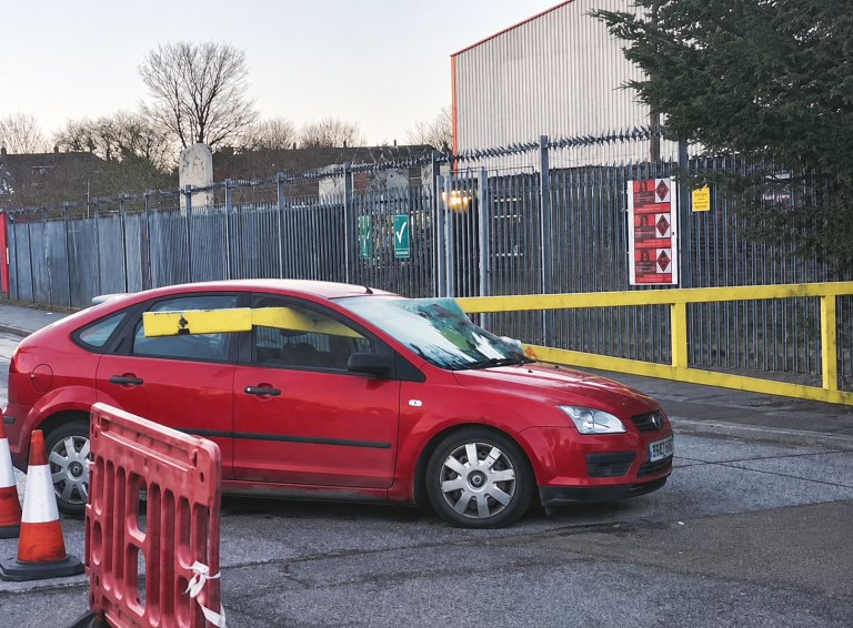 2015 The car was photographed outside Sita in Mitcham this morning - Processed